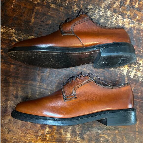Dexter Brown Mens Leather Lace Up Vintage Shoes Size 8.5 Made in USA - Picture 5 of 8